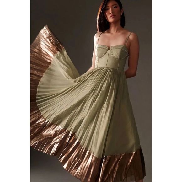 Anthropolige Verb by Pallavi Singhee Corset Dress Size M - Picture 2 of 15